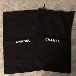 Chanel Black Dust Bags Set